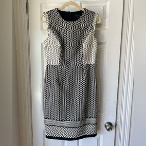 J. Crew Geometric Sheath Dress size 6